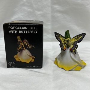 Porcelain bell with butterfly